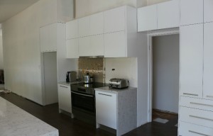 white kitchen                              